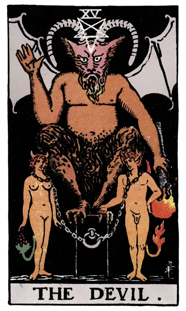 RWS_Tarot_15_Devil